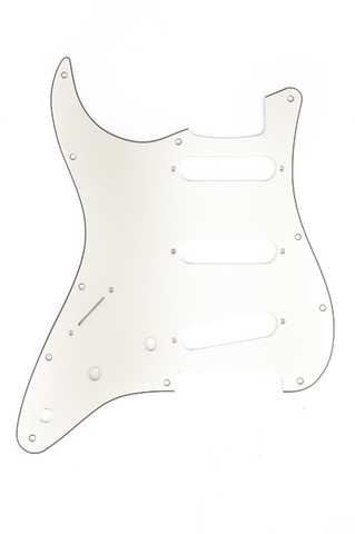 Fender 11-Hole Modern Stratocaster® Left Hand S/S/S Pickguard (Parchment) 0056199000