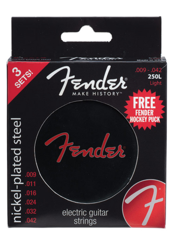 Fender® Hockey Puck (1) & String (3-Pack) 250L NPS 9-42 0730250823