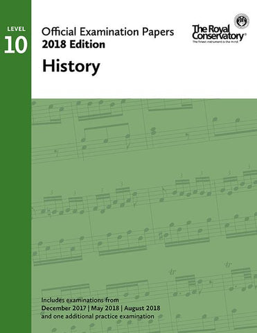 RCM - 2018 Examination Papers: Level 10 History