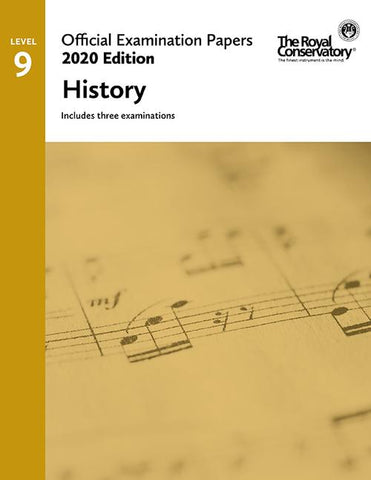 RCM - 2020 Examination Papers: Level 9 History
