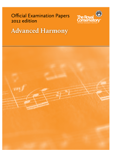 RCM - 2012 Examination Papers: Introductory Harmony