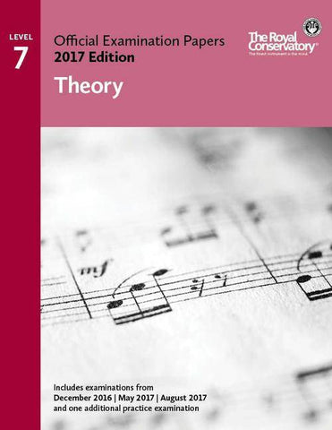 RCM - 2017 Examination Papers: Level 7 Theory