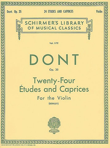 Dont - 24 Etudes and Caprices for Violin