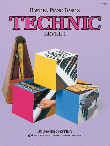 Bastien Piano Basics - Technic Book, Level 1