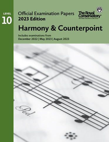 RCM - 2023 Examination Papers: Level 10 Harmony & Counterpoint