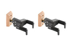 Hercules Wall Mount Guitar Hangar (Wood Block, Short Arm) PAIR GSP38WB+