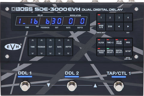 Boss Dual Digital Delay EVH Edition SDE-3000EVH