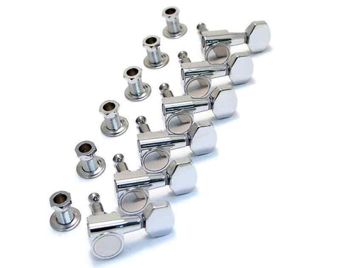 Fender Tuners, Closed Back w/ Diamond Shaped Covers, Affinity Strat® 0055401000