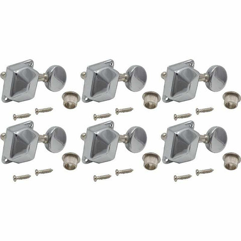 Fender Squier Tuners '99 Affinity Strat Chrome Plated Set (6) 0055404000