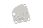 Fender American Deluxe Guitar 4-Bolt Neck Plate with Mounting Screws, Chrome 0059209049