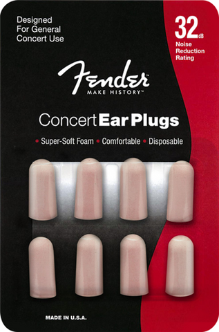 Fender Concert Series Foam Ear Plugs (4 pair) 0990541000