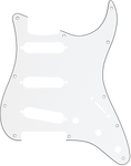 Fender 11-Hole Modern-Style Stratocaster® S/S/S Pickguard (White) 0991360000
