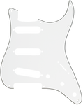 Fender 11-Hole Modern-Style Stratocaster® S/S/S Pickguard (Parchment) 0991374000