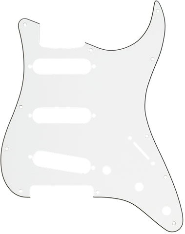 Fender 11-Hole Modern-Style Stratocaster® S/S/S Pickguard (Parchment) 0991374000