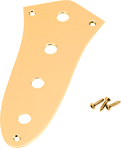 Fender Jazz Bass Control Plates (4-Hole) (Gold) 0992057200