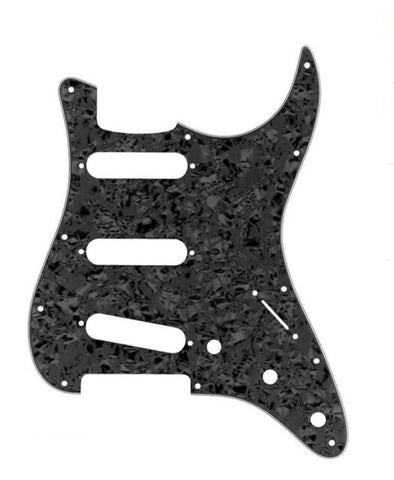 Fender 11-Hole Modern-Style Stratocaster® S/S/S Pickguard (Black Moto) 0992141000