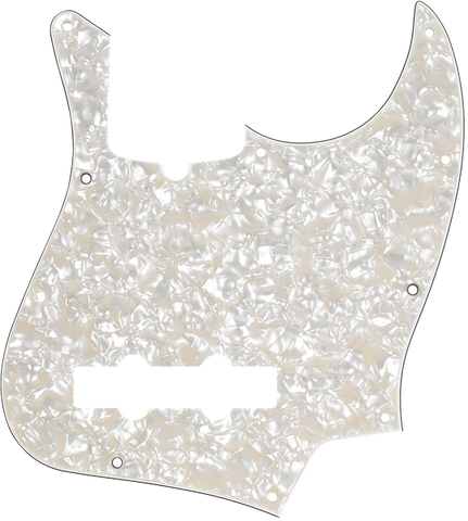 Fender 10-Hole Contemporary Jazz Bass® Pickguard (White Moto) 0992170000