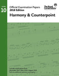 RCM - 2018 Examination Papers: Level 10 Harmony & Counterpoint