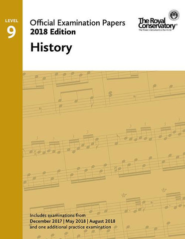 RCM - 2018 Examination Papers: Level 9 History
