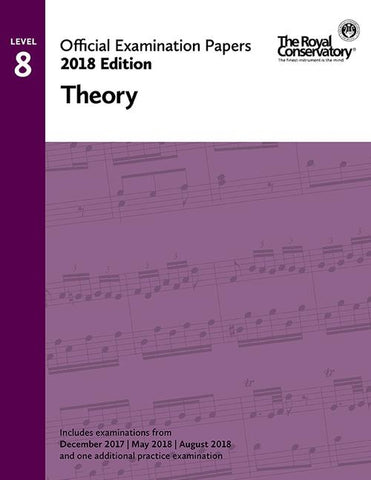 RCM - 2018 Examination Papers: Level 8 Theory