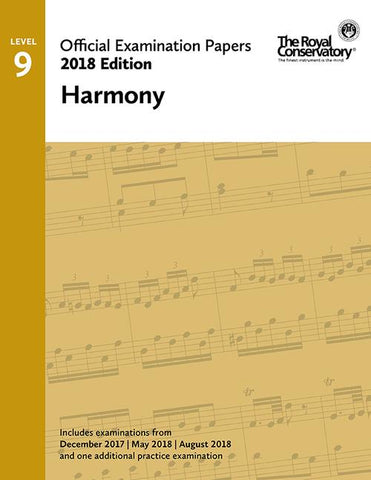 RCM - 2018 Examination Papers: Level 9 Harmony