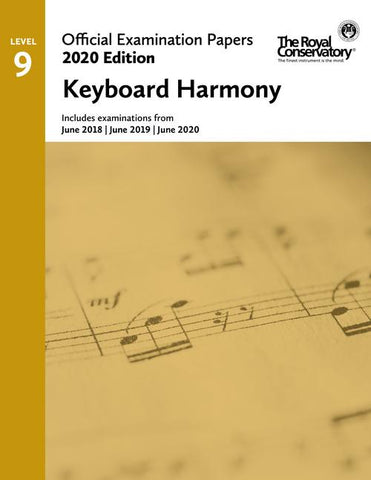 RCM - 2020 Examination Papers: Level 9 Keyboard Harmony