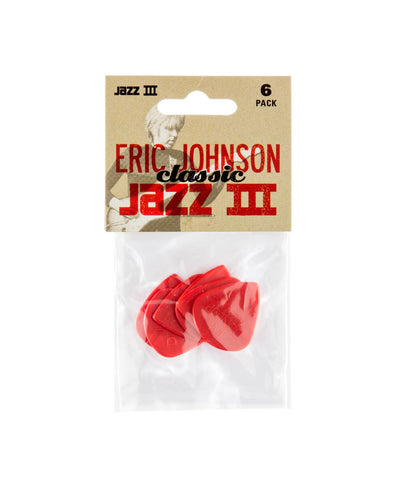 Dunlop Eric Johnson Classic Jazz III Picks (6/Pack) 47PEJ3N