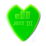 Dunlop 47PKH3N Green Kirk Hammett Jazz III Picks 6/Pack