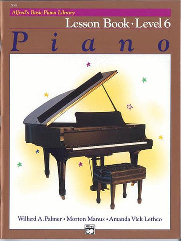 Alfred's Basic Piano Course - Lesson Book, Level 6