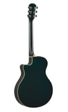 Yamaha Thinline Cutaway Acoustic-Electric Guitar, Oriental Blue Burst APX600 OBB