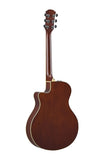 Yamaha Thinline Cutaway Acoustic-Electric Guitar, Old Violin Sunburst APX600 OVS
