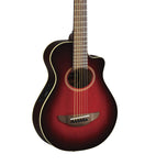 Yamaha 3/4-size Thin-line Cutaway Acoustic Guitar, Dark Red Burst APXT2 DRB