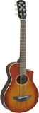 Yamaha 3/4-size Exotic-Top Wood Thin-line Cutaway Acoustic Guitar, Light Amber Burst - APXT2EW LAB