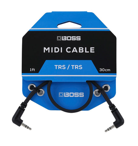 Boss Mini Cable TRS / TRS 1 Ft (30cm) - BCC-1-3535