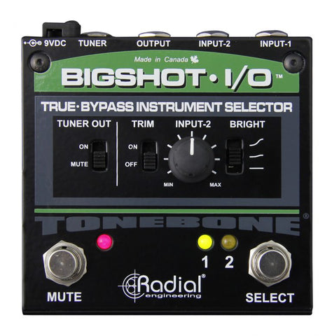 Radial True-bypass Instrument Selector BigShot I/O