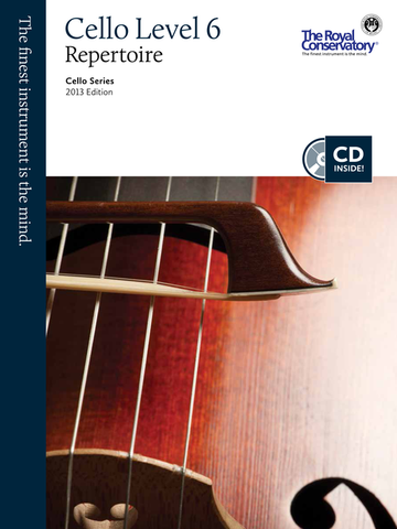 RCM - Cello Repertoire Level 6