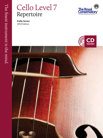 RCM - Cello Repertoire Level 7