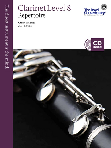 RCM - Clarinet Repertoire Level 8