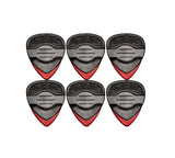 Dava Rock Control Grip Tips Delrin Guitar Picks 6/Pack D1303