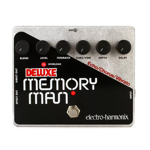 Electro-Harmonix Analog Delay / Chorus / Vibrato Pedal - Deluxe Memory Man XO