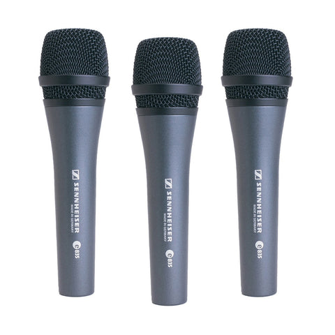 Sennheiser 3 Pack Dynamic Cardioid Microphone E835-3 Pack