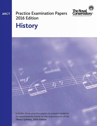 RCM - 2016 Examination Papers: ARCT History