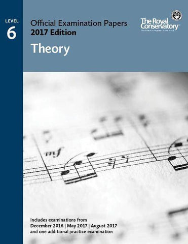 RCM - 2017 Examination Papers: Level 6 Theory