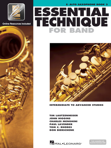 Essential Technique for Band - Eb Alto Saxophone Book 3