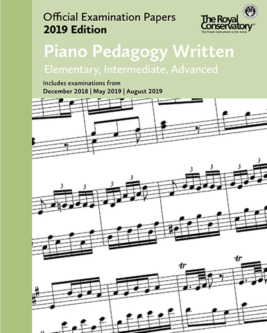 RCM - 2019 Examination Papers: Piano Pedagogy Written