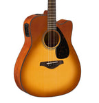 Yamaha Acoustic Guitar FGX800C Sandburst