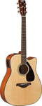 Yamaha Acoustic Guitar FGX800C Natural