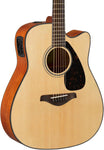 Yamaha Acoustic Guitar FGX800C Natural