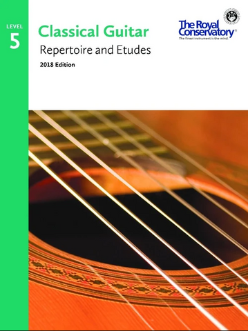 RCM - Guitar Repertoire and Etudes Level 5