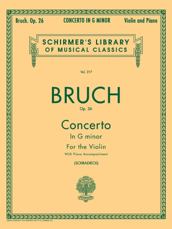 Bruch - Violin Concerto in G minor, Op. 26